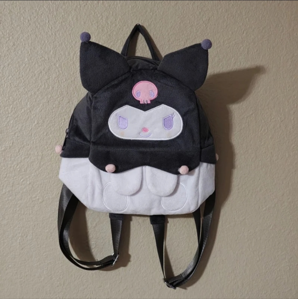 Cute Sanrio Kuromi Mini Backpack.